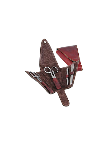 Dovo - Set de manucure triangulaire Brun