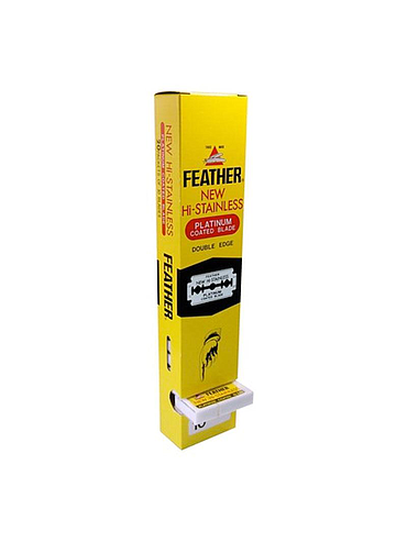 Feather - Cartouche de lames pour rasoir de sécurité - 200 lames