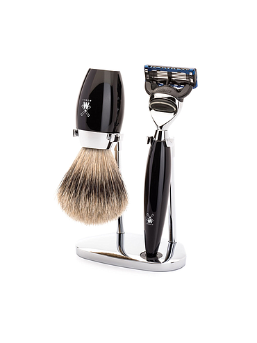 Muehle - Kosmo - Kit de rasage Résine Noire - Fusion