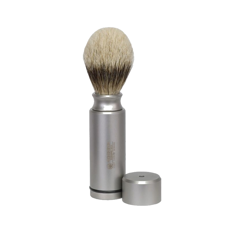 Dovo - Silvertip Travel Scheerkwast - 19mm