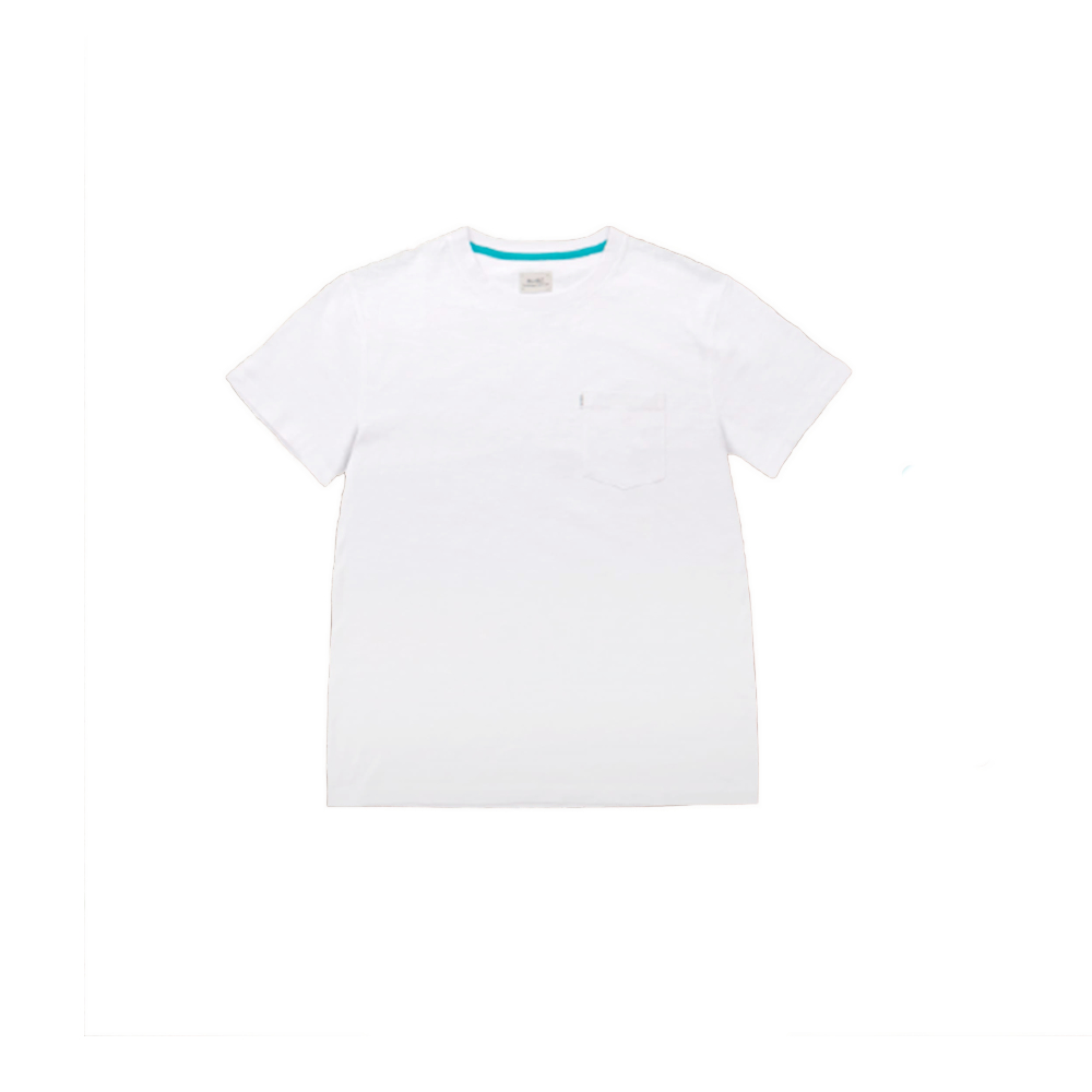 BillyBelt - Tee-Shirt L'authentique - Blanc Flammé - Taille S