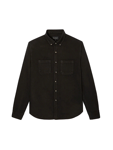 BillyBelt - Zwart denim overhemd - 7,5 oz - Large