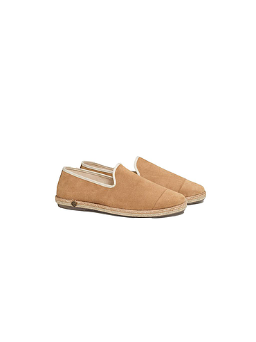 Angarde - Camel leder Espadrille - 43