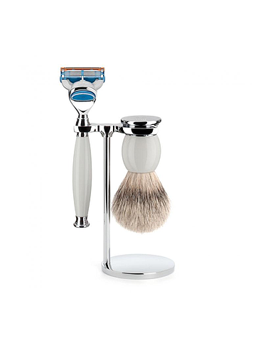 Muehle - Sophist - Set de rasage 3 pièces - Porcelaine